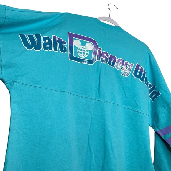 NWT Walt Disney World Spirit Jersey Iridescent Adult Size Large Teal Purple C16 - Picture 6 of 15
